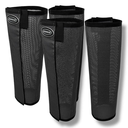 Stand Up Fly Boots Set of 4 Black