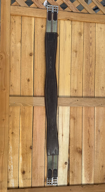 Used M. Toulouse Shaped Leather Girth Size 48”