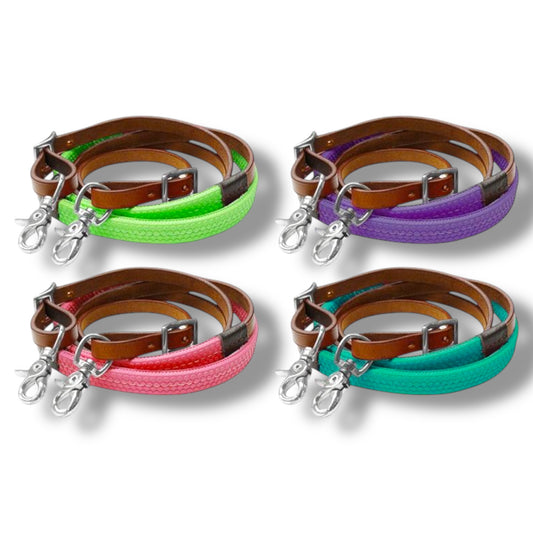 7ft Rubber Grip Barrel Reins