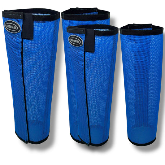 Stand Up Fly Boots Set of 4 BLUE