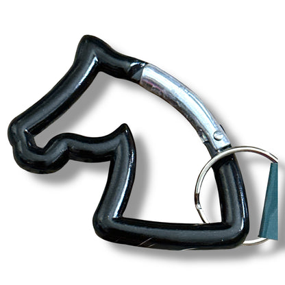 Horsehead Carabiner Keychain