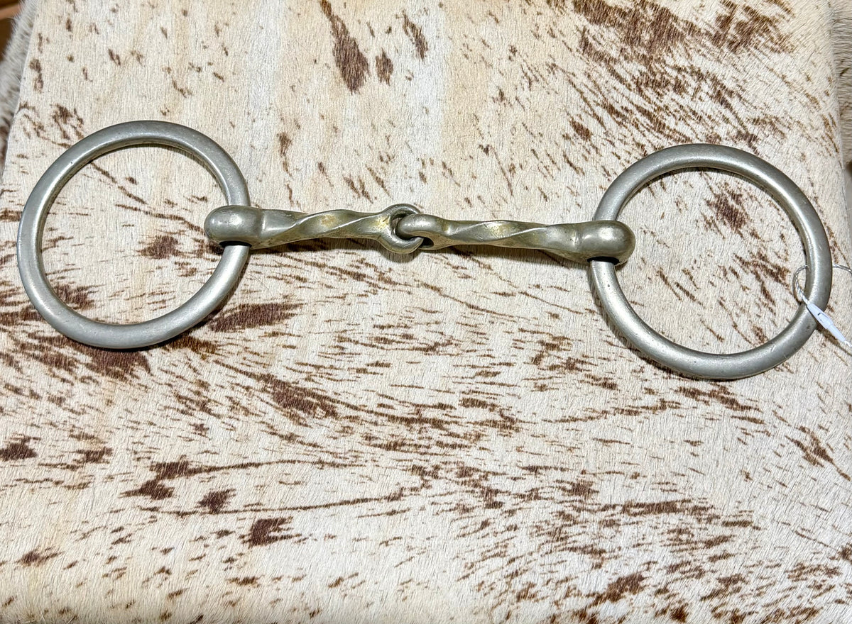 Used Nickel Slow Twist Loose Ring Snaffle • 5”