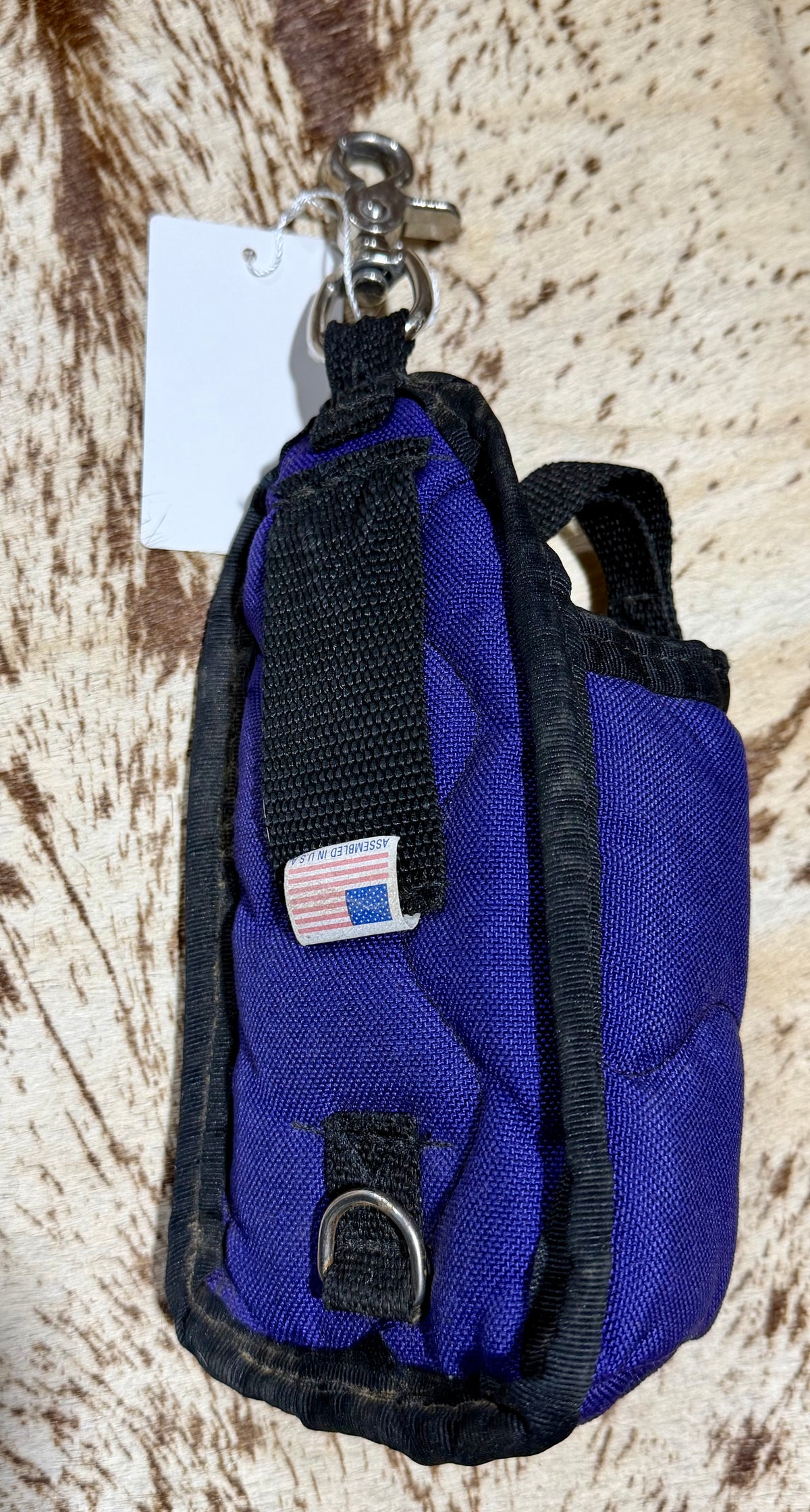 Parker Enterprises Padded Saddle Bottle Holder – Purple & Black