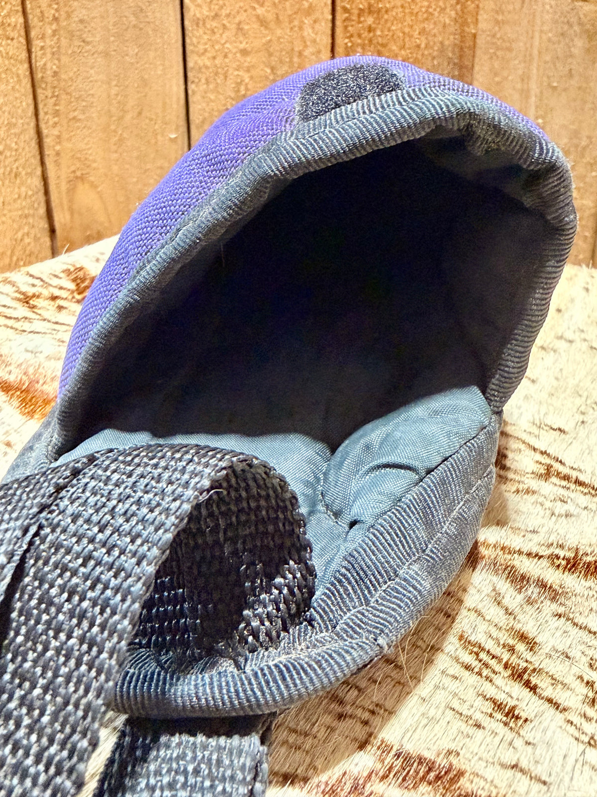 Parker Enterprises Padded Saddle Bottle Holder – Purple & Black