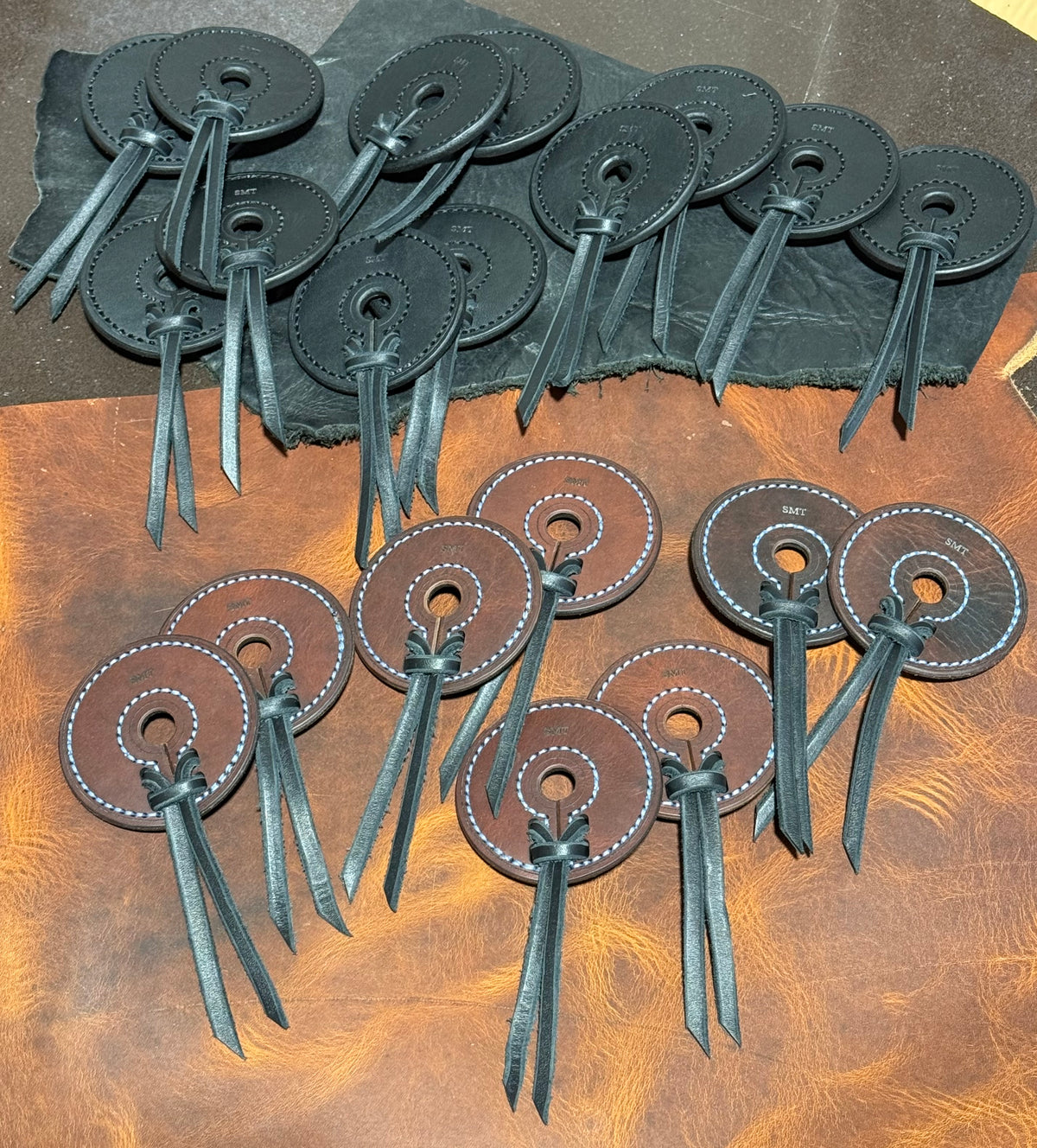SMT Premium Hand-Stitched Leather Bit Guards