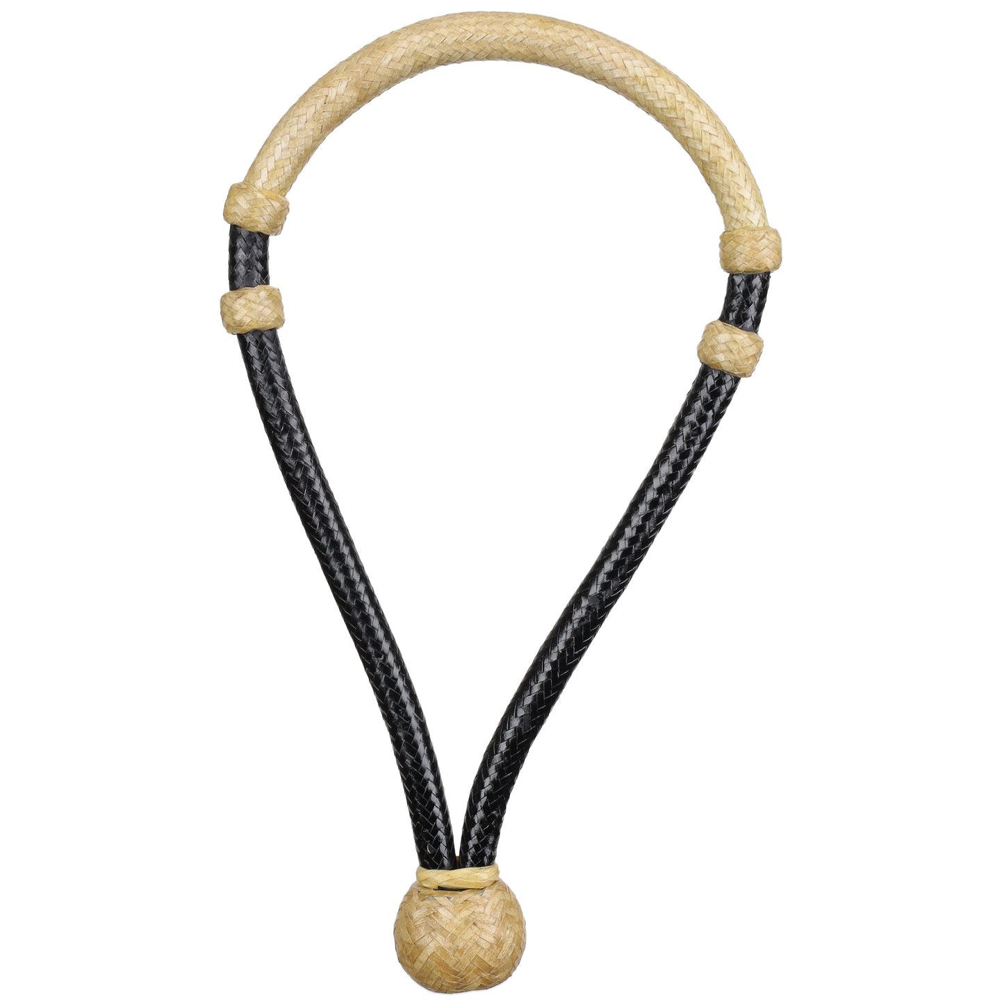 Raven Range Bosal – Black & Natural Rawhide
