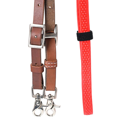 Rubber Grip Barrel Reins