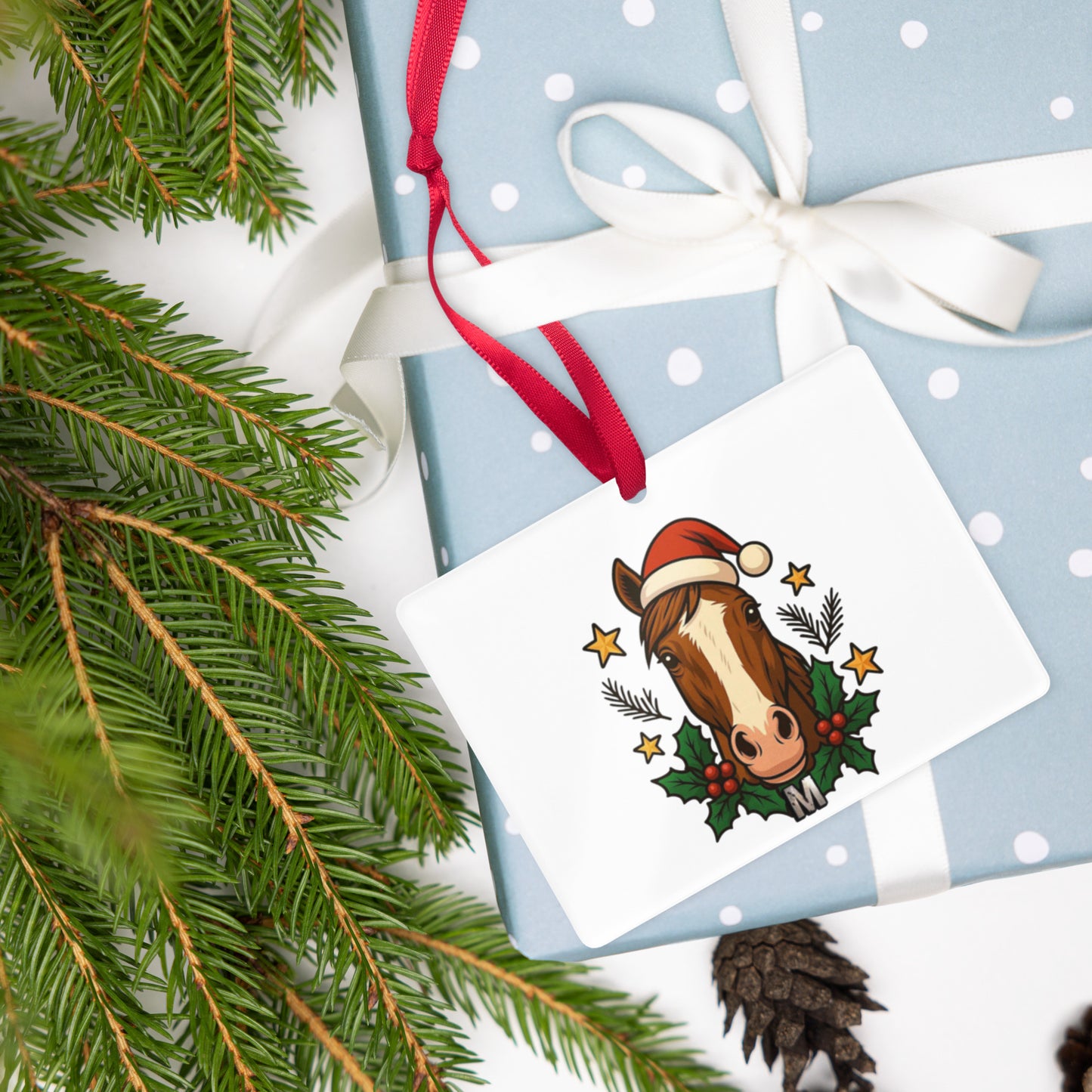 Sleigh Bells Are Ringing (Loper) Acrylic Holiday Ornament