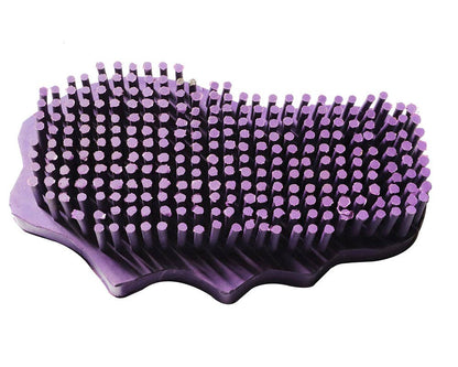 Snuggy Groomer Soft Teeth Rubber Curry