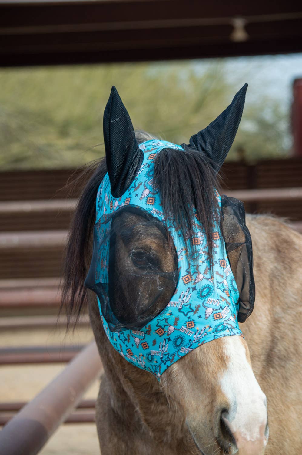 Lycra Fly Mask – Average Horse Size