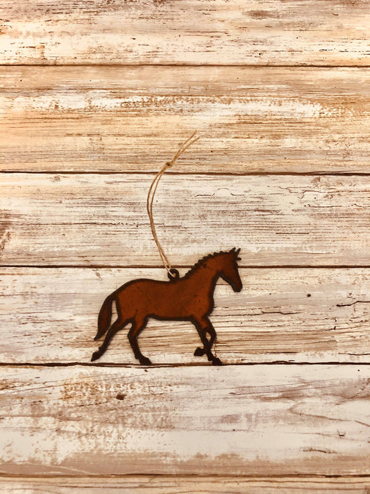 Trotting Horse Western Ornament