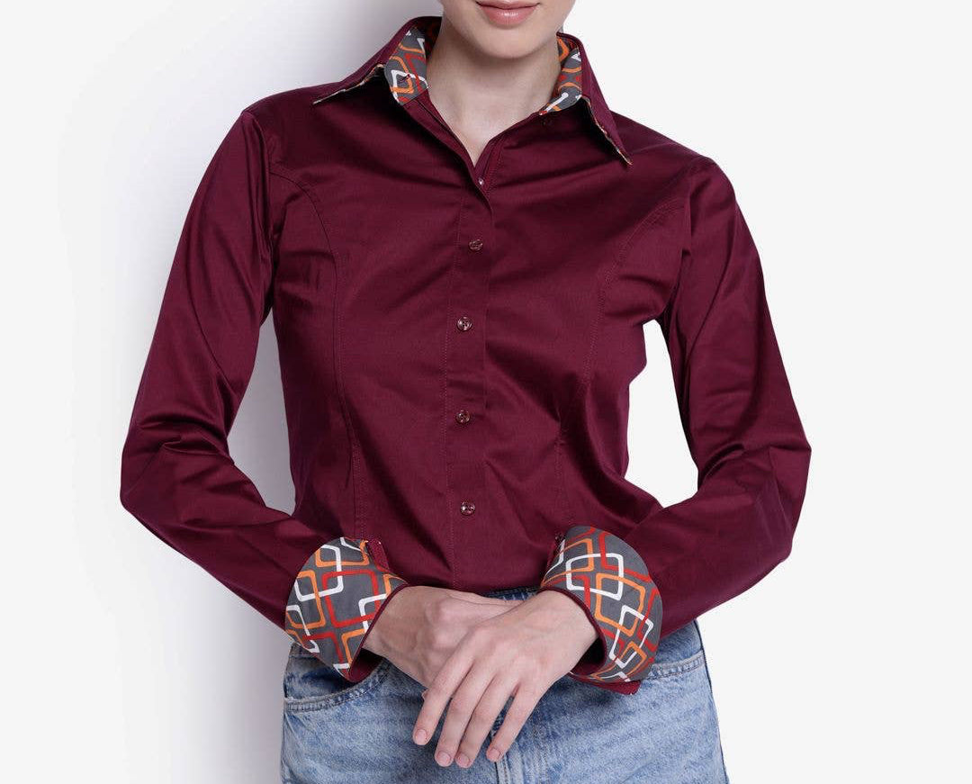 Ladies Hidden Zip Show Top – Women’s Show Shirt