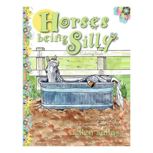 Horses Being Silly Coloring Book by Ellen C. Maze Sallas