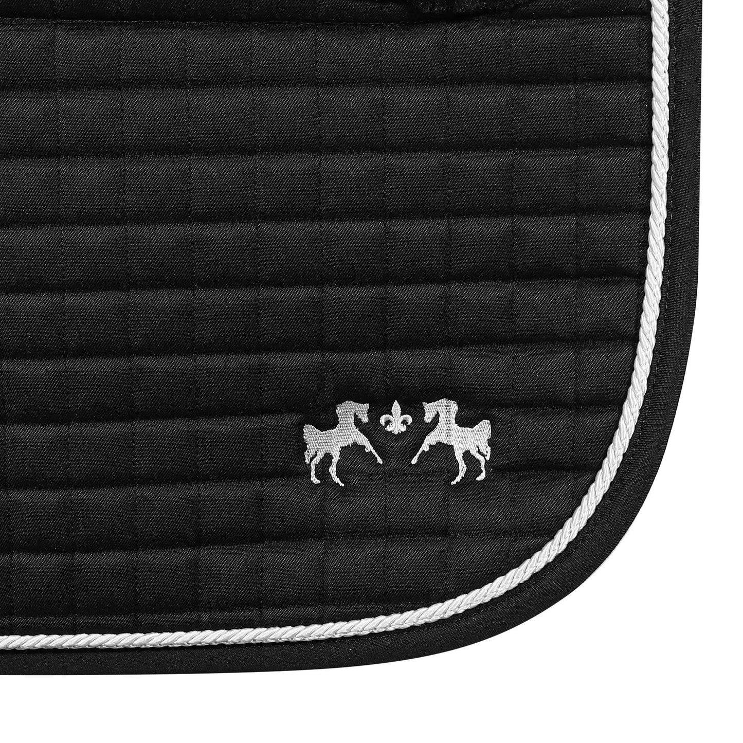 Couture Regal Saddle Pad with White Sherpa Fleece & CoolMax® Linings