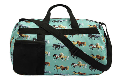 Lila Horse Pairs Duffel Bag