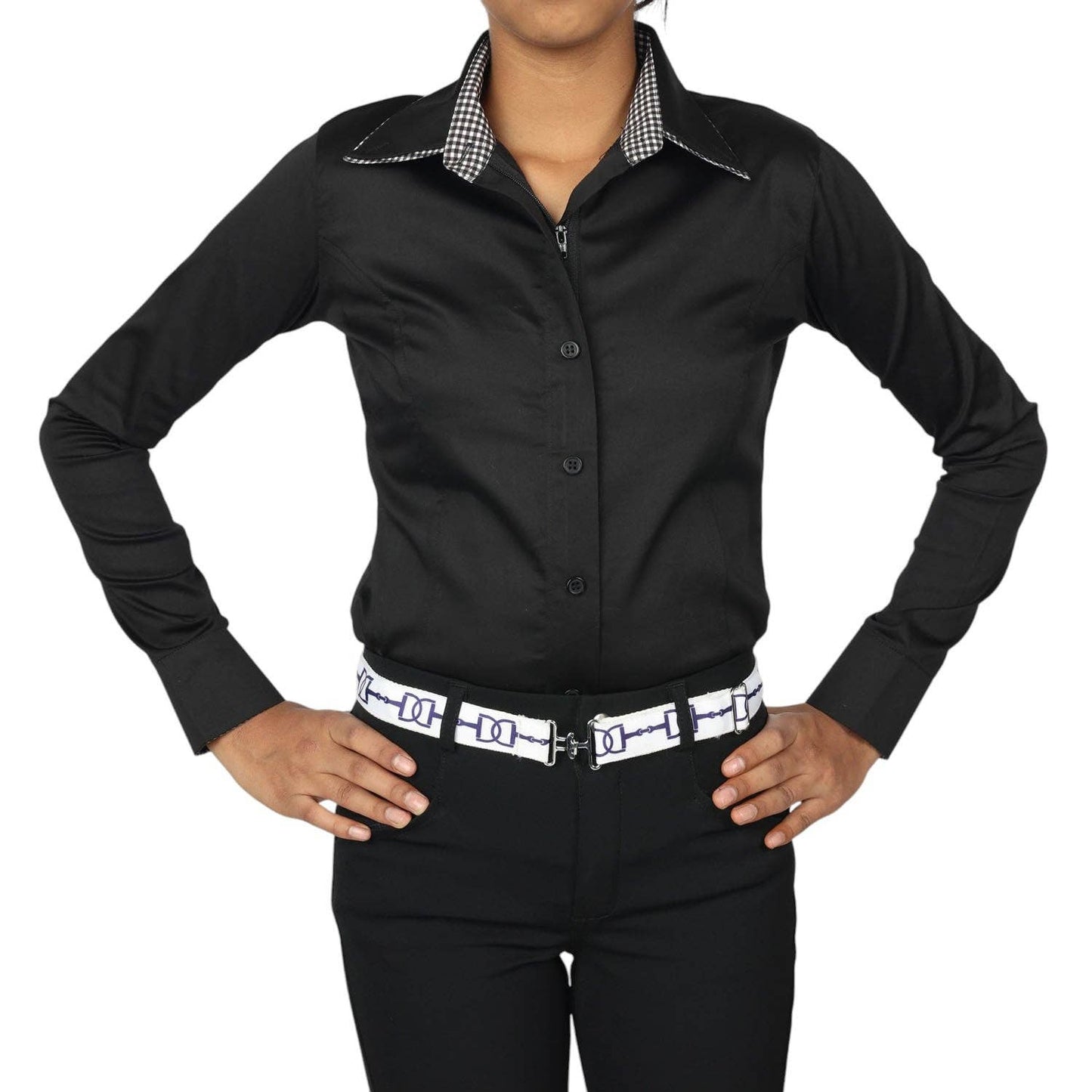 Hidden Zip Show Top – Youth Show Shirt