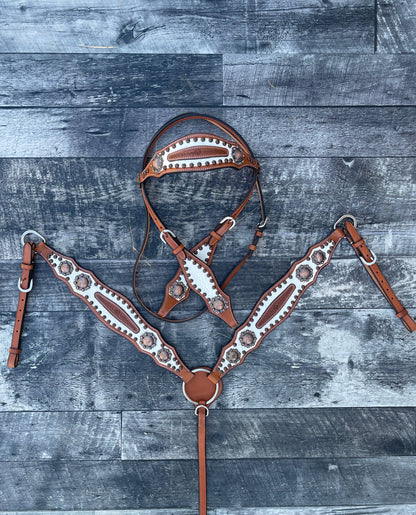 doc holiday tack set browband close up