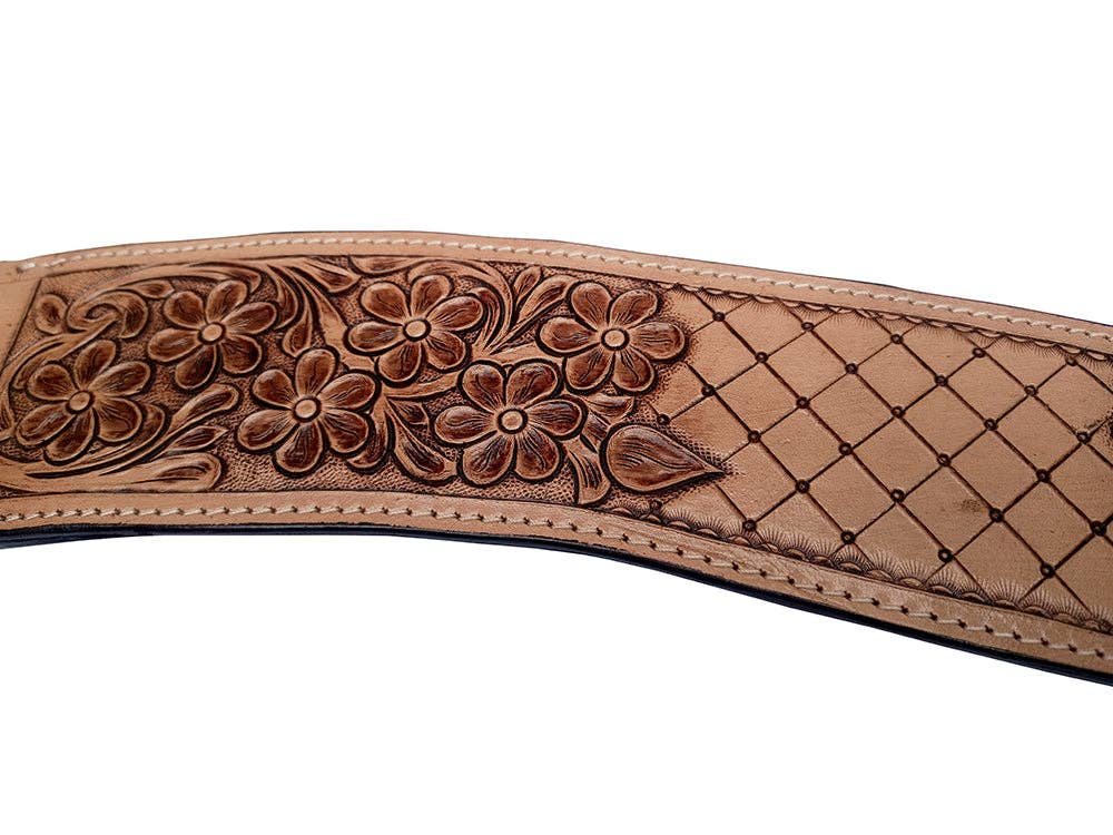 Hand-Tooled Leather Tripping Breastcollar
