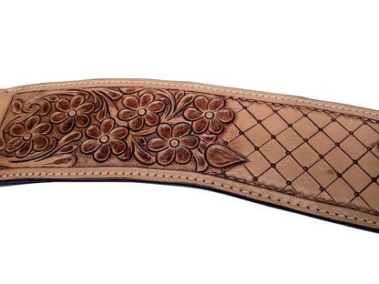 Hand-Tooled Leather Tripping Breastcollar