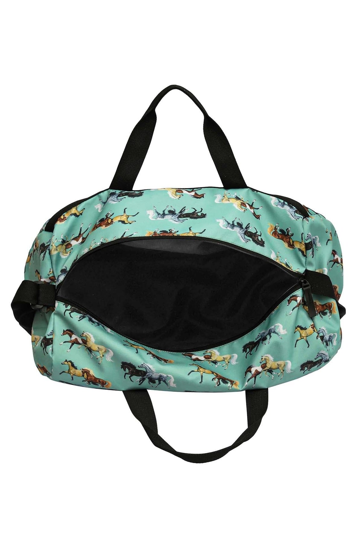 Lila Horse Pairs Duffel Bag
