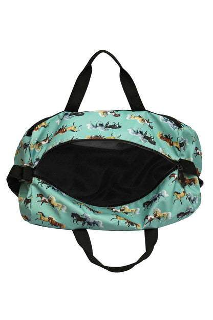 Lila Horse Pairs Duffel Bag