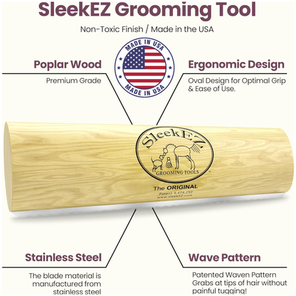 SleekEZ® Large - Horse Brush for Shedding and Grooming