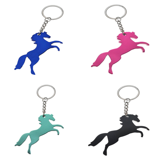 Rearing Horse Keychain