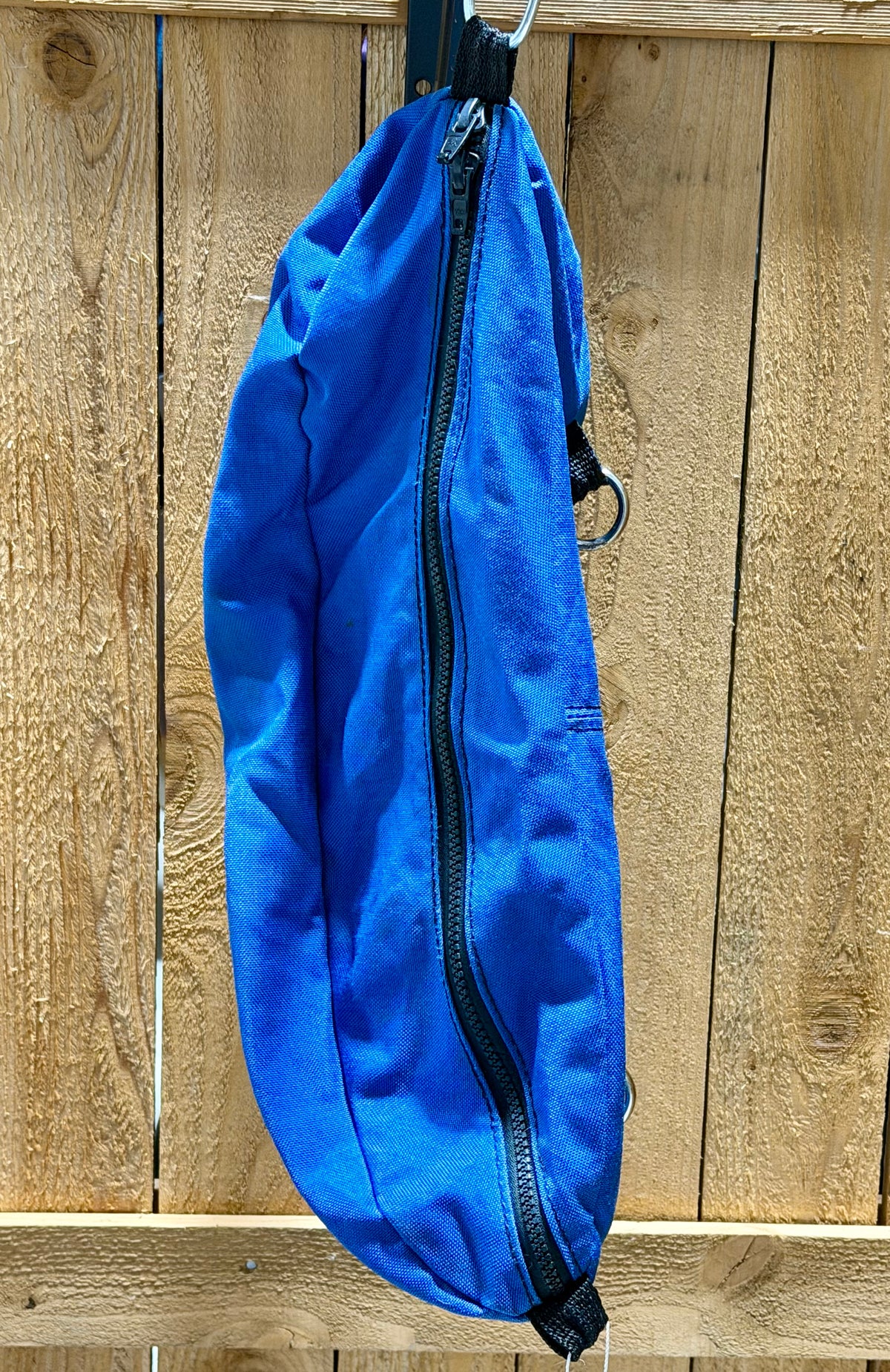 Used Royal Blue Nylon Pommel Bag