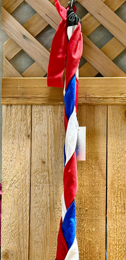 New TailWraps Patriot Red, White & Blue Braid-n-Tail Bag