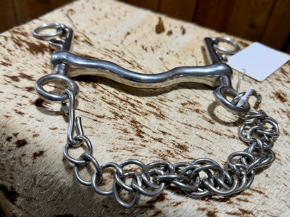 Used Weymouth Bit with Curb Chain • 5”