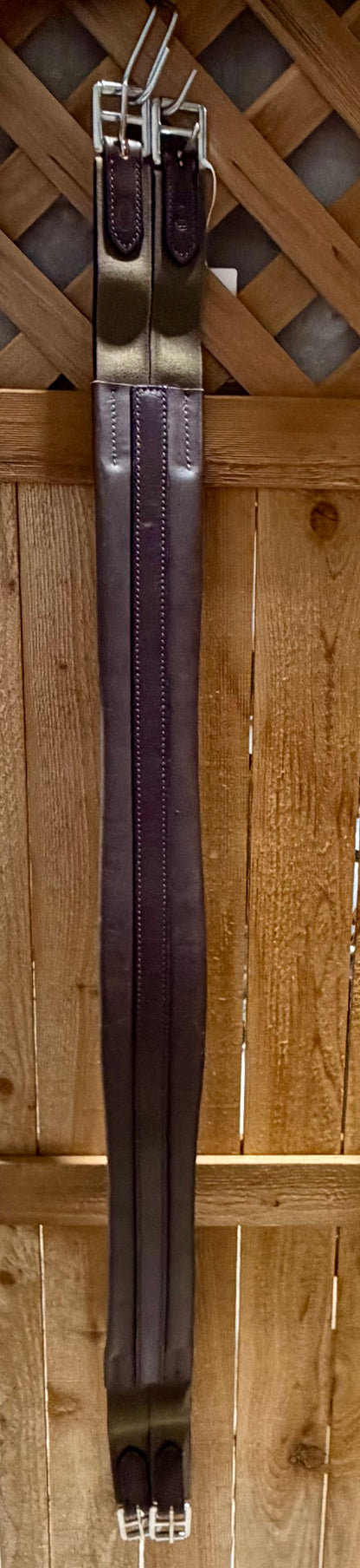 Nunn Finer 48” English Girth – Dark Brown Double Elastic
