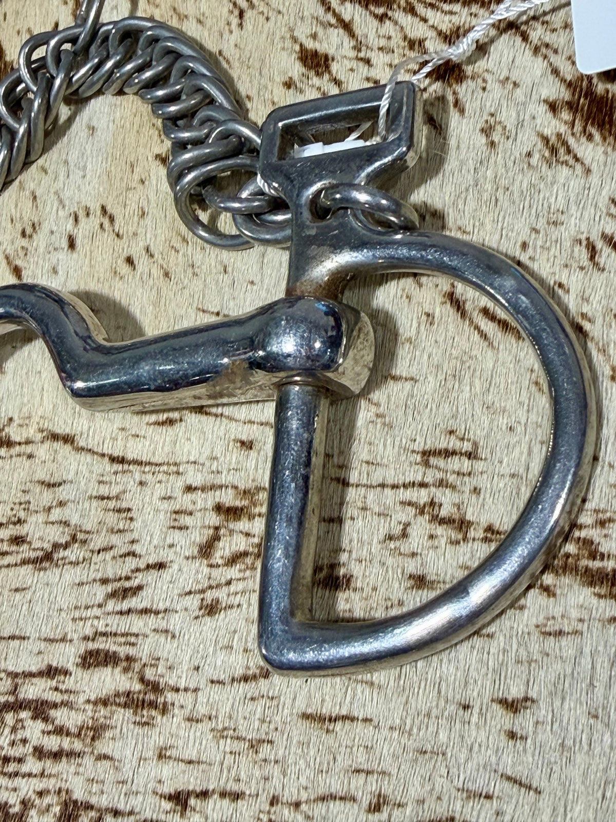Wide and High Port Kimberwick Bit with Curb Chain • 5.5”