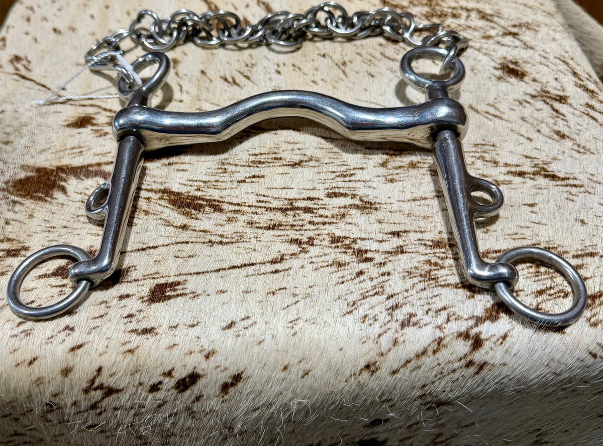 Used Weymouth Bit with Curb Chain • 5”