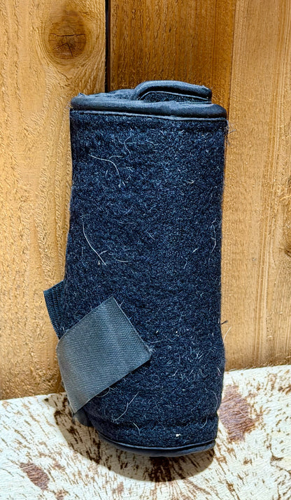 Used Small Black Front Sport Boots – Black