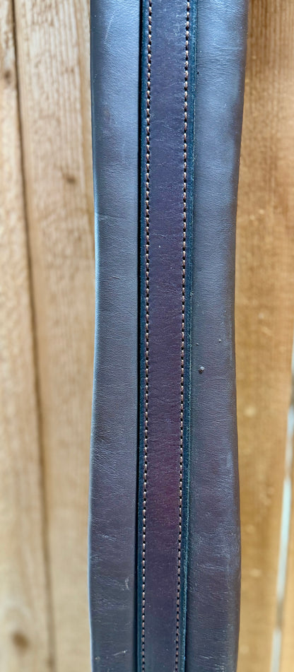 Nunn Finer 48” English Girth – Dark Brown Double Elastic