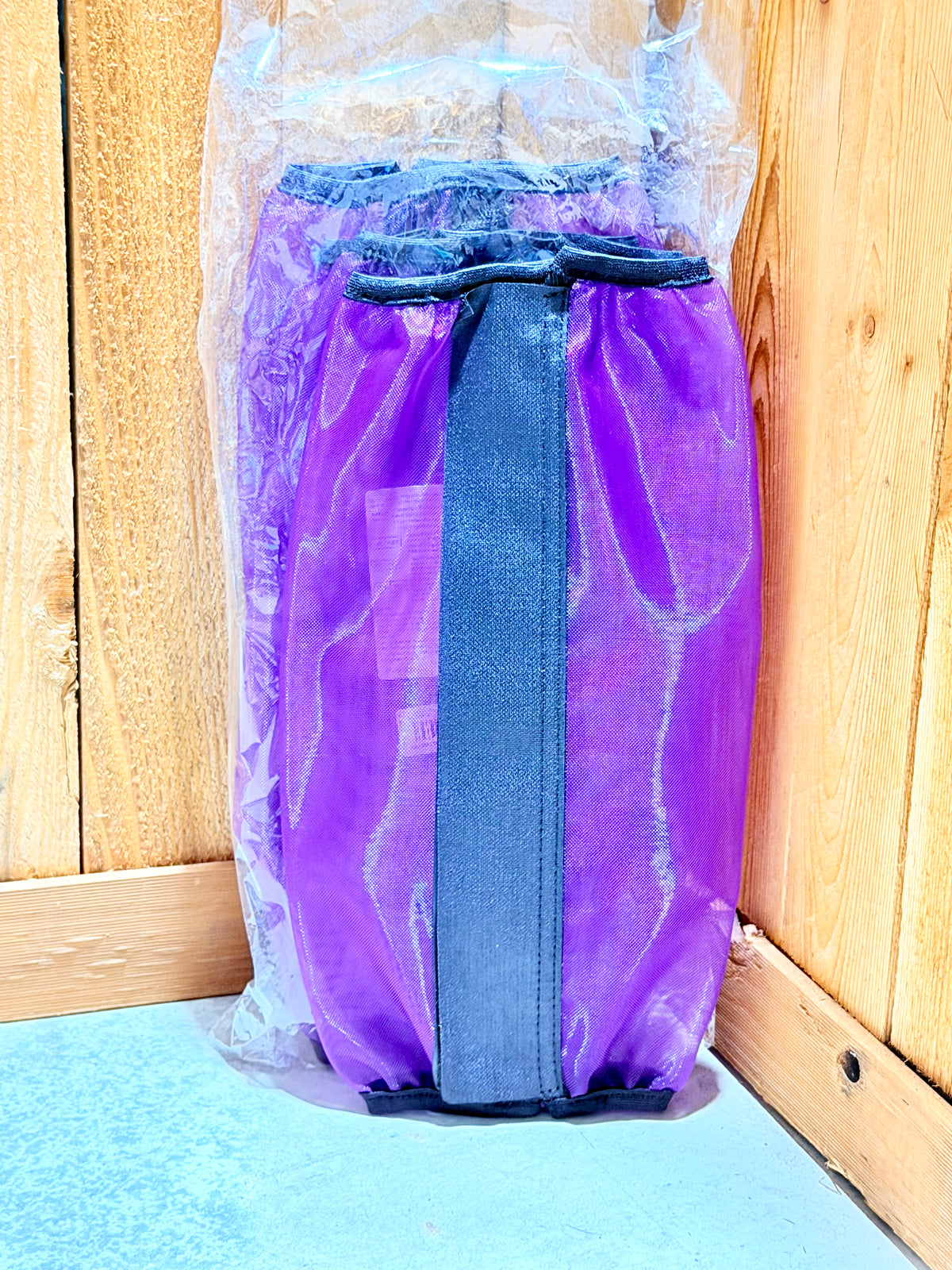 NIP Full Horse Fly Boots • Set of 4 • Purple