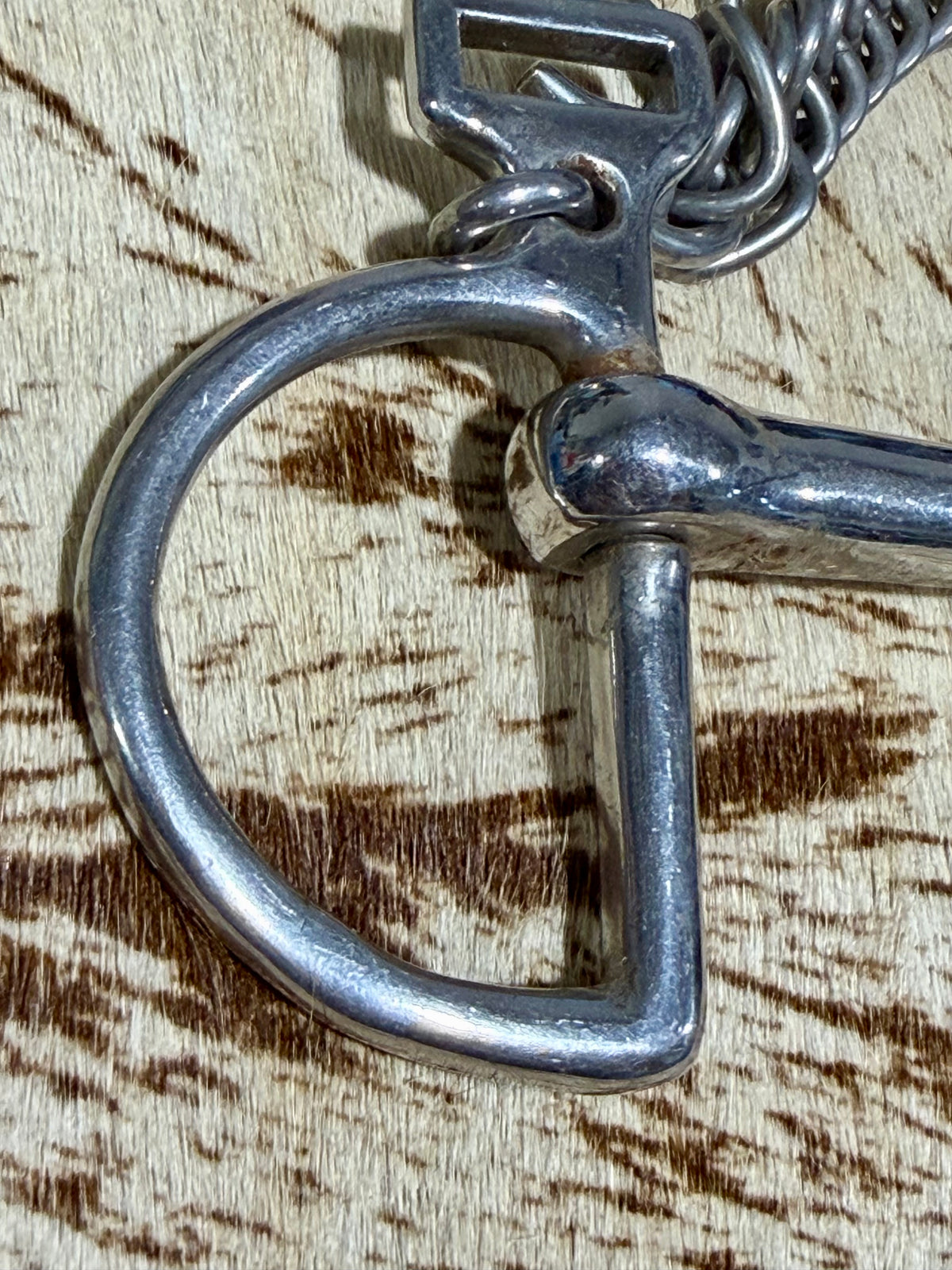 Wide and High Port Kimberwick Bit with Curb Chain • 5.5”