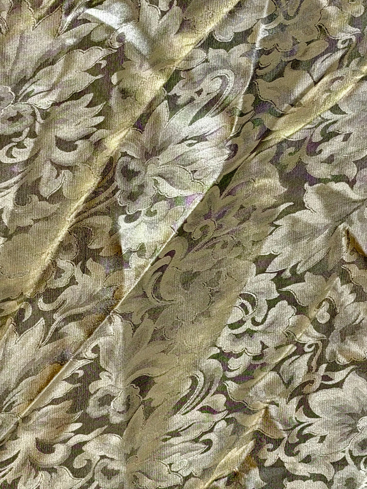 Used Gold Paisley Wild Rag – Approx. 21” x 21”
