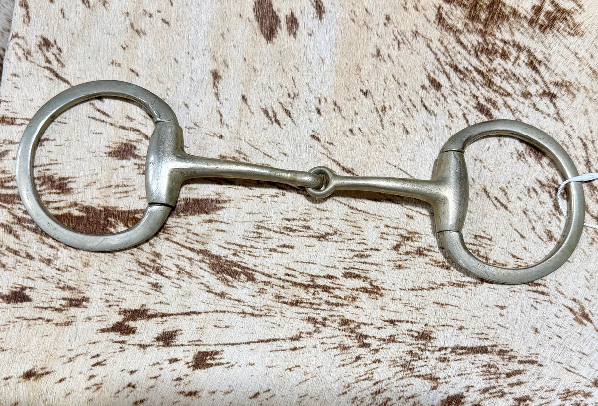 Used Nickel Single Joint Eggbutt Snaffle • 5”