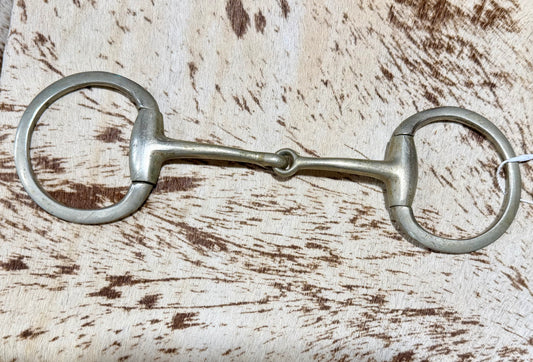 Used Nickel Single Joint Eggbutt Snaffle • 5”