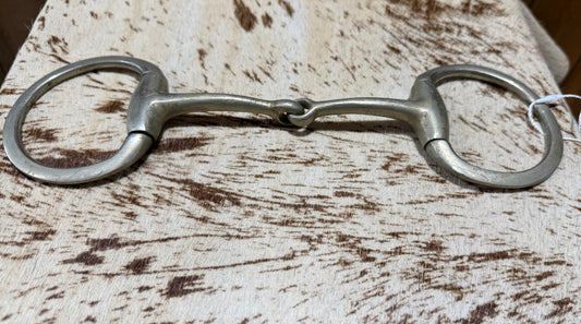 Used Nickel Single Joint Eggbutt Snaffle • 5”