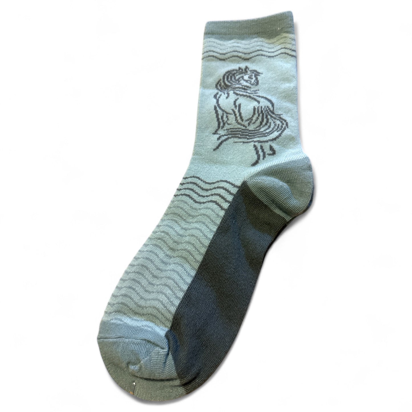 reflections womens horse socks blue