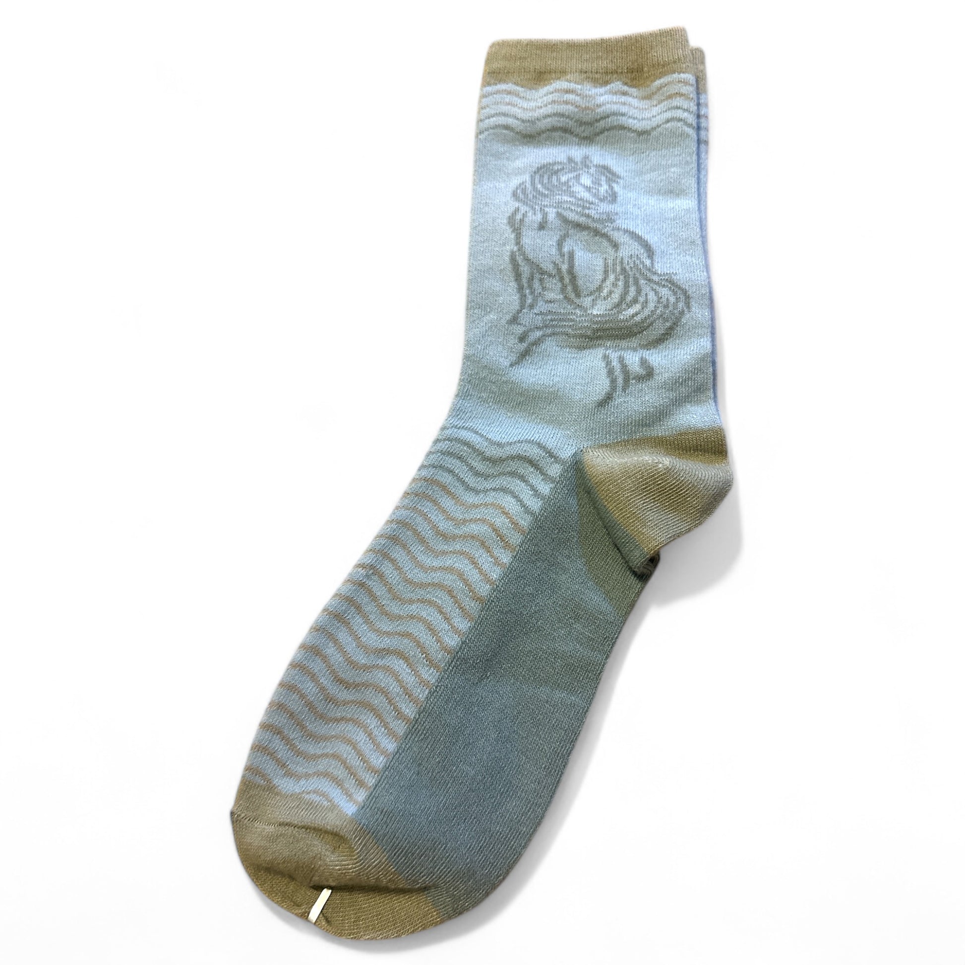 reflections womens horse socks periwinkle