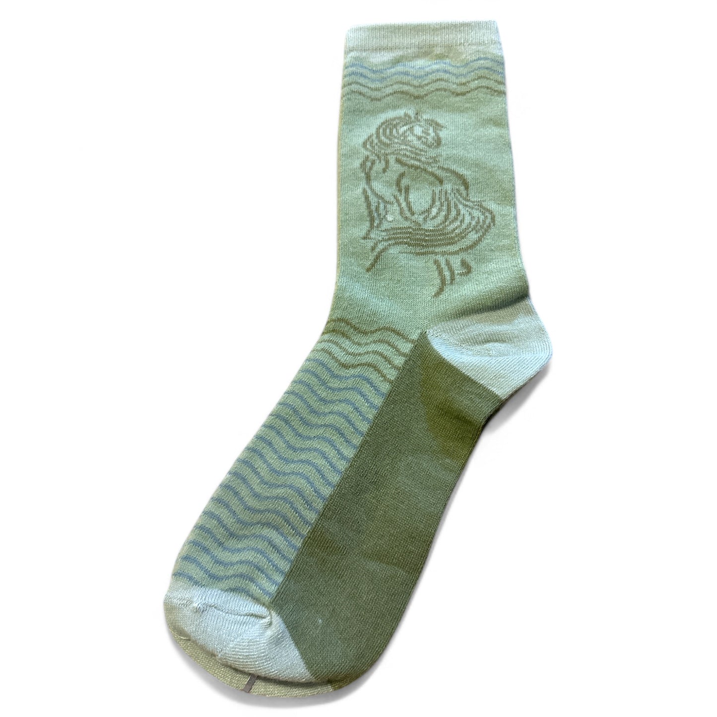 reflections womens horse socks sage