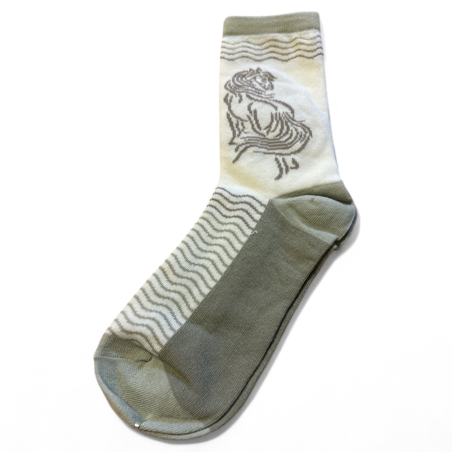 reflections womens horse socks white