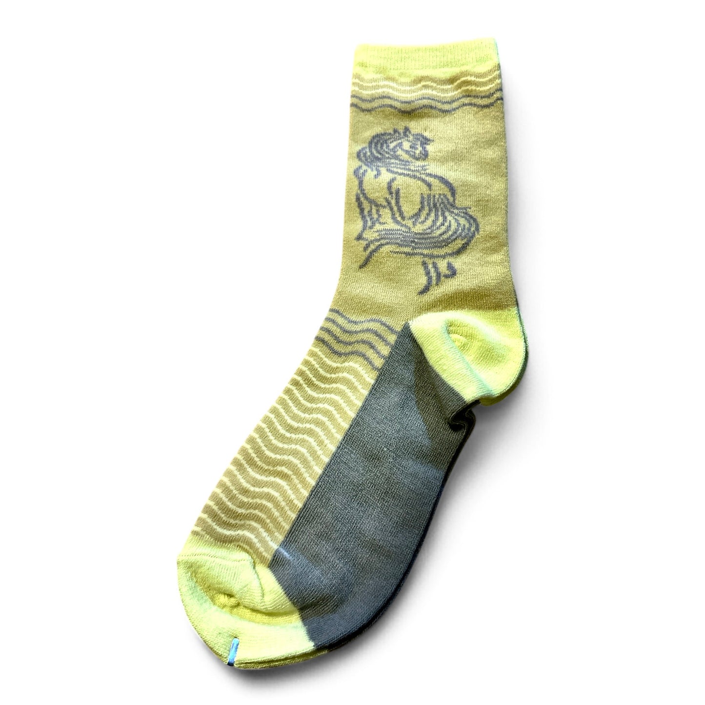 reflections womens horse socks yellow