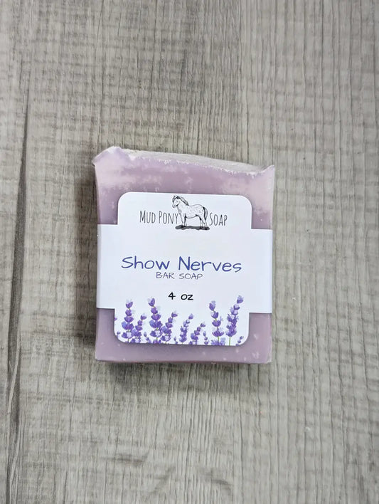 show nerves bar soap lavender