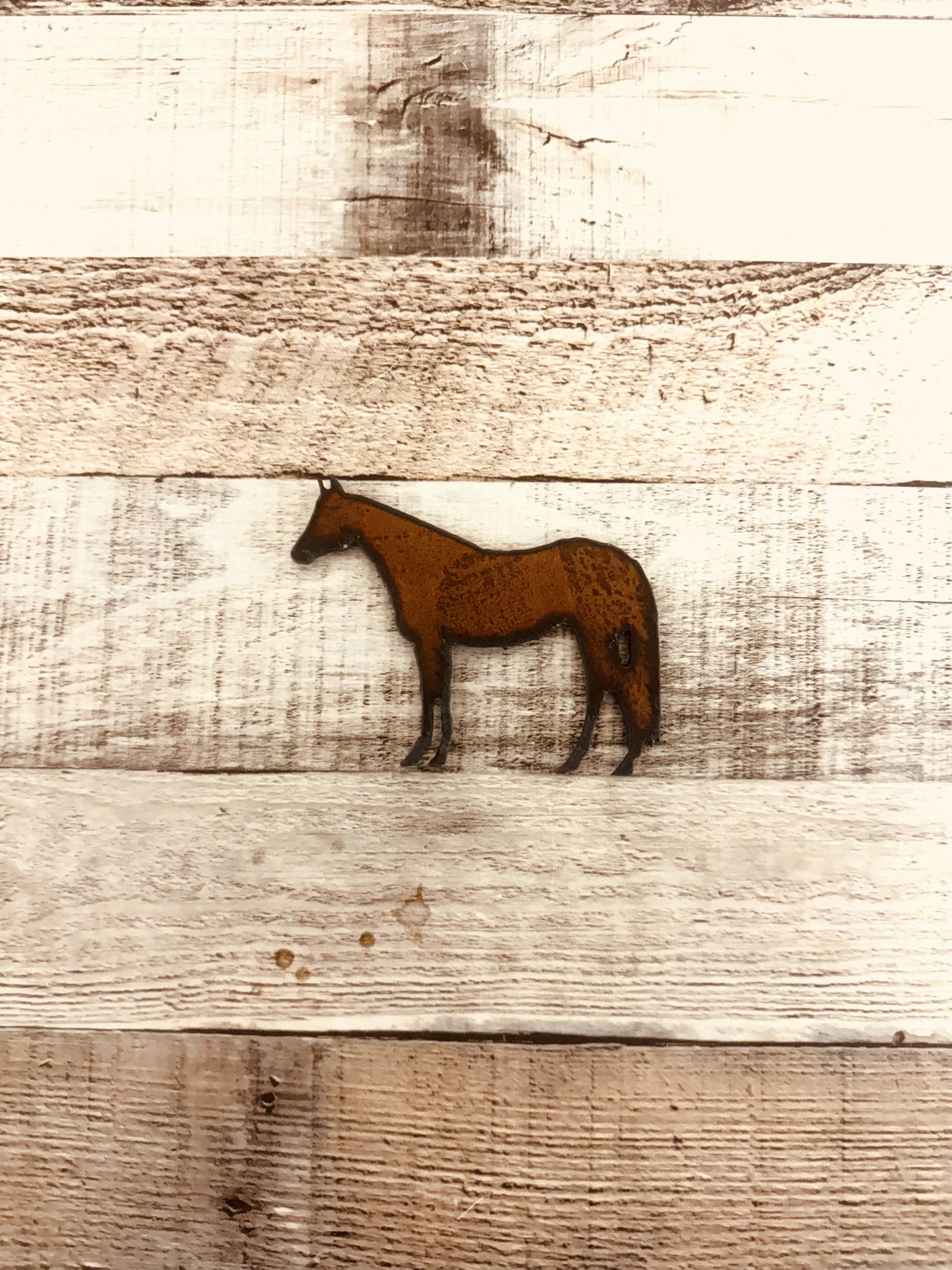 standing quarter horse ornament portrait