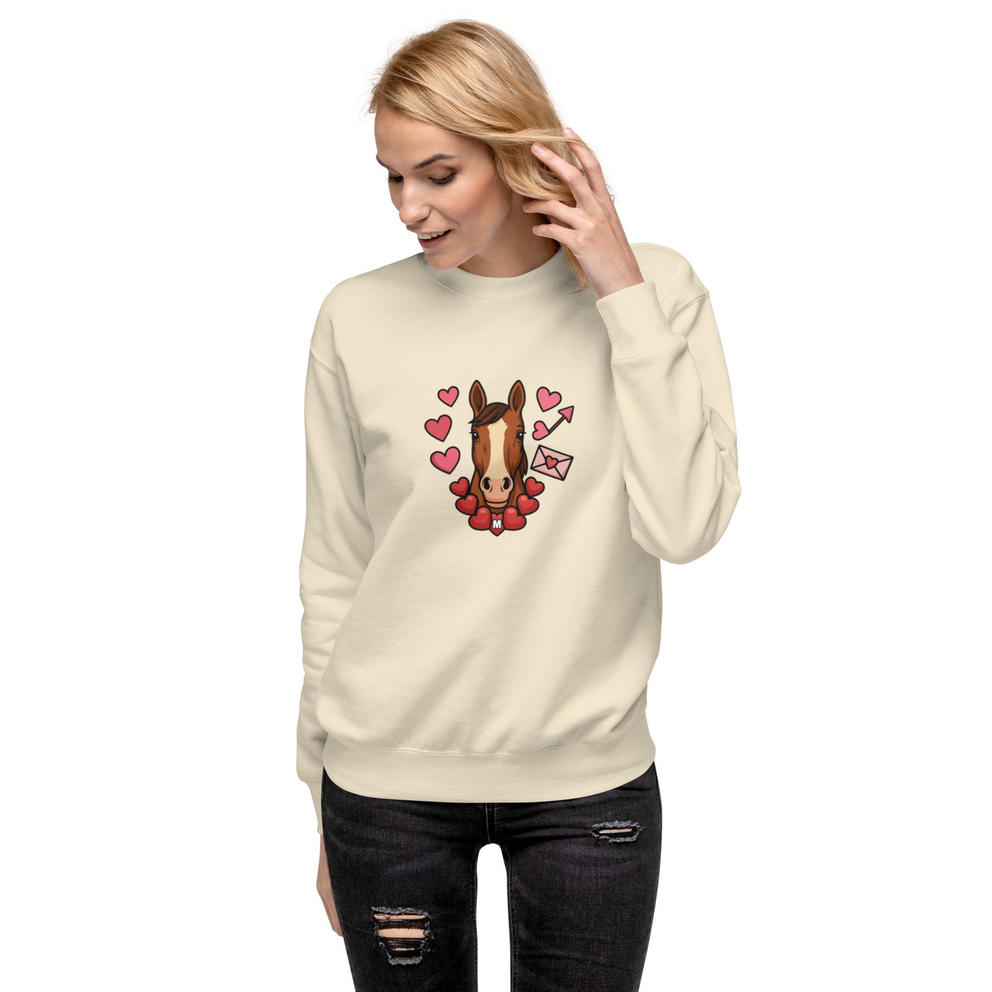 BE MINE "Loper" Valentine's Crewneck Sweatshirt