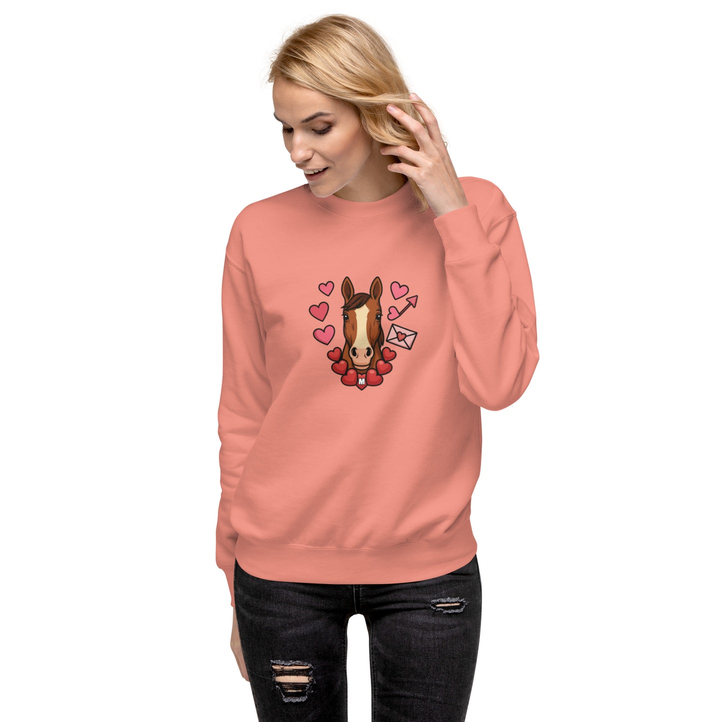 BE MINE "Loper" Valentine's Crewneck Sweatshirt
